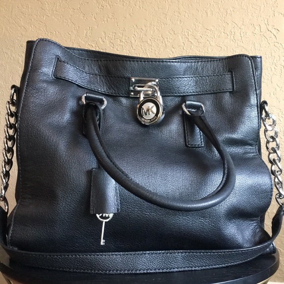 Michael Kors Large Leather Hamilton Bag NWOT - Picture 1 of 8